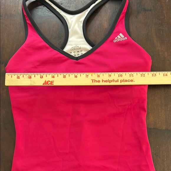 Adidas Pink climacool Tank Top Racerback Sz S - Picture 11 of 13